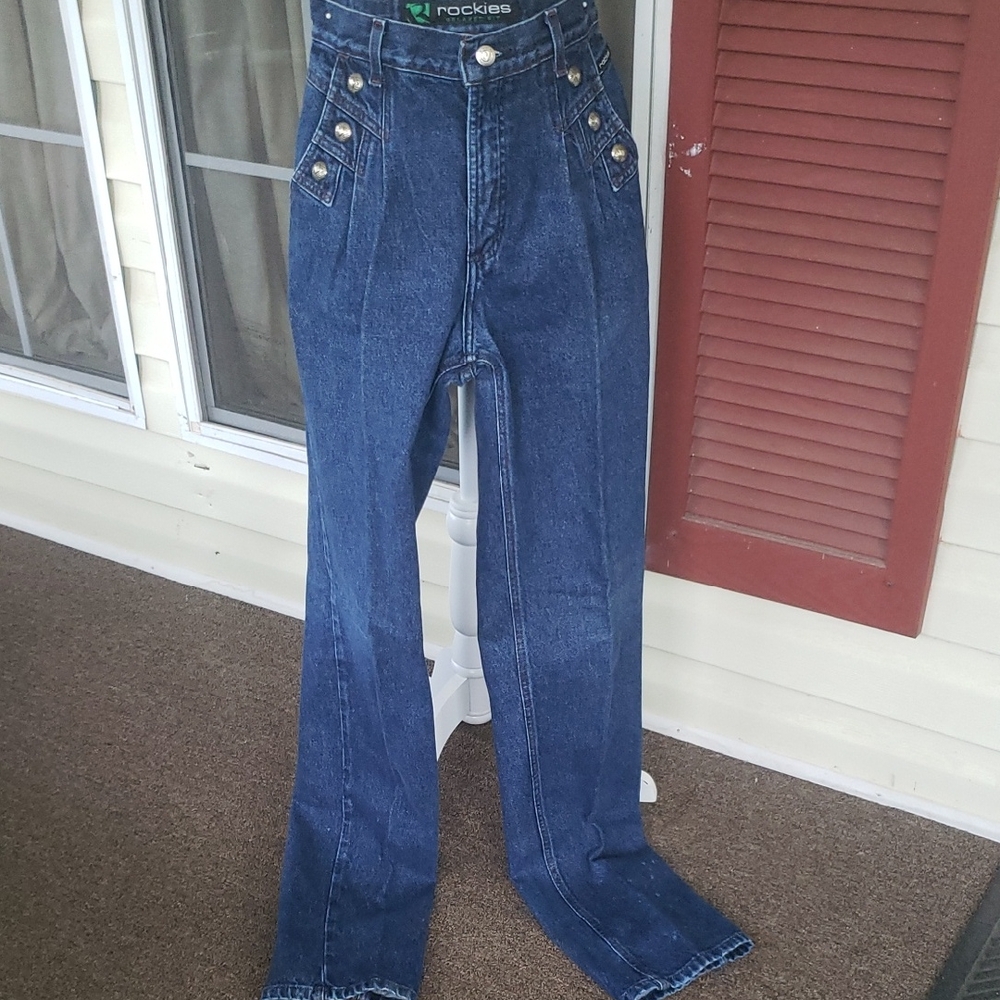 Rockies High Rise Blue Jeans